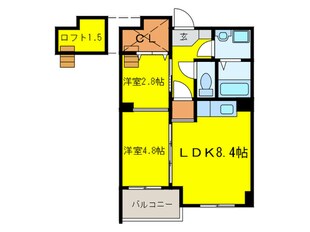 フェイスカミ－ユの物件間取画像